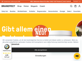 'brain-effect.com' screenshot