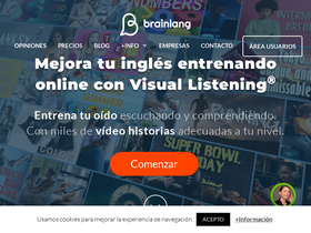 'brainlang.com' screenshot
