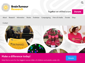 'braintumourresearch.org' screenshot