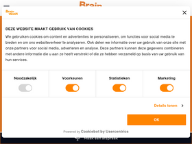 'brainwash-kappers.nl' screenshot