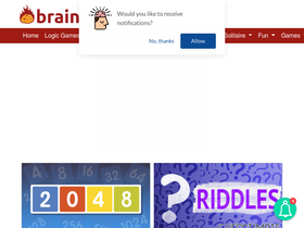 'brainzilla.com' screenshot