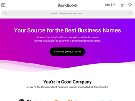 'brandbucket.com' screenshot