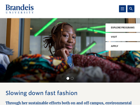 'brandeis.edu' screenshot