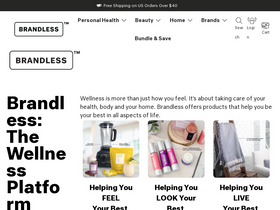 'brandless.com' screenshot