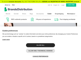 'brandsdistribution.com' screenshot