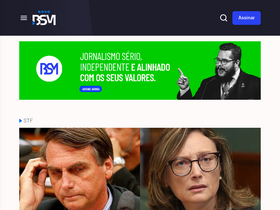 'brasilsemmedo.com' screenshot