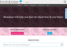 'bratabase.com' screenshot