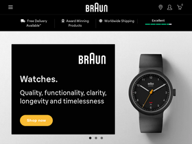'braun-clocks.com' screenshot