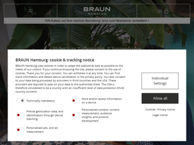 'braun-hamburg.com' screenshot