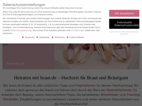 'braut.de' screenshot