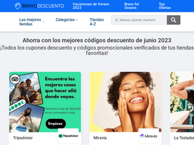'bravodescuento.es' screenshot