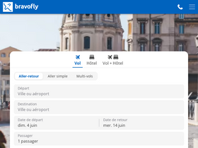 'bravofly.fr' screenshot