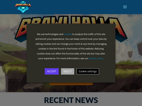 'brawlhalla.com' screenshot