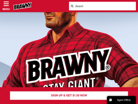 'brawny.com' screenshot