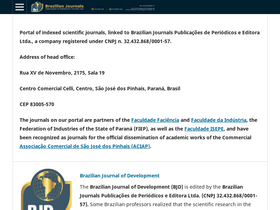 'brazilianjournals.com' screenshot