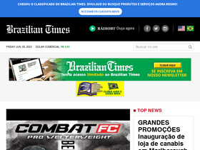 'braziliantimes.com' screenshot