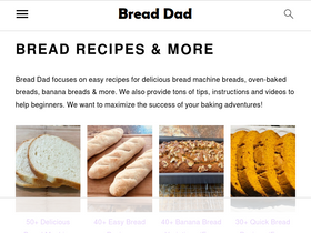 'breaddad.com' screenshot