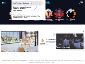 'breakflip.com' screenshot