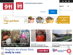 'breaking911.com' screenshot