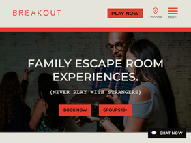 'breakoutgames.com' screenshot