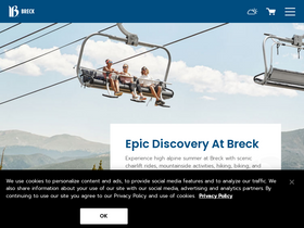 'breckenridge.com' screenshot