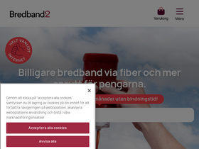 'bredband2.com' screenshot
