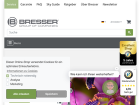 'bresser.de' screenshot