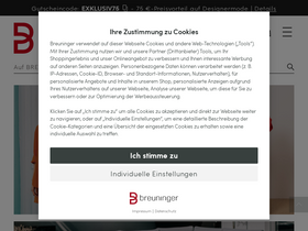 'breuninger.com' screenshot
