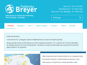 'breyer.hr' screenshot