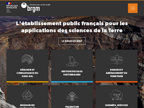 'brgm.fr' screenshot