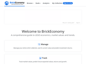 'brickeconomy.com' screenshot