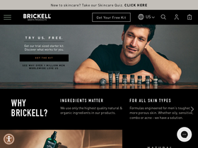 'brickellmensproducts.com' screenshot