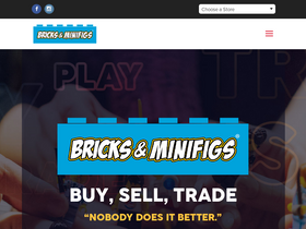 'bricksandminifigs.com' screenshot