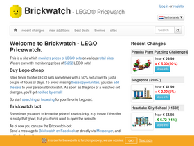 'brickwatch.net' screenshot