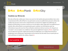'brico.be' screenshot