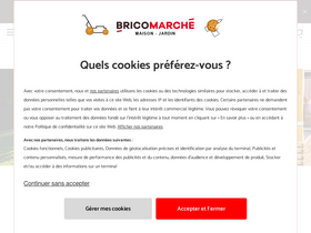 'bricomarche.com' screenshot