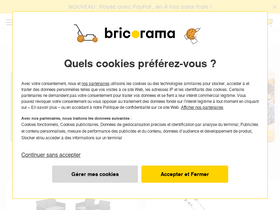 'bricorama.fr' screenshot