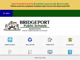 'bridgeportedu.net' screenshot