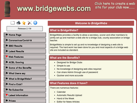 'bridgewebs.com' screenshot