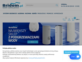 'bridom.pl' screenshot