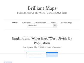 'brilliantmaps.com' screenshot