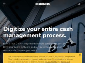 'brinks.com' screenshot