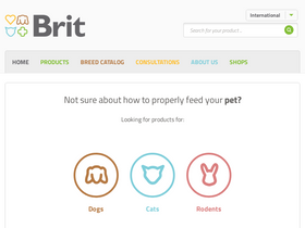 'brit-petfood.com' screenshot