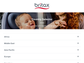 'britax.com' screenshot