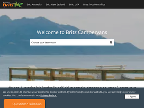 'britz.com' screenshot