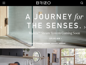 'brizo.com' screenshot
