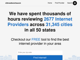 'broadbandsearch.net' screenshot