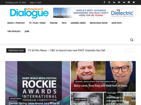 'broadcastdialogue.com' screenshot