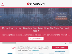 'broadcom.com' screenshot