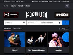 'broadway.com' screenshot